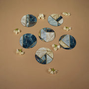 Firestone Blue Coasters - Round